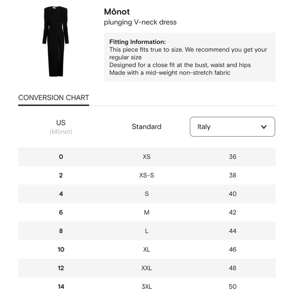 MONOT Black Plunging V-Neck Dress Evening Gown US8 - Picture 9 of 16